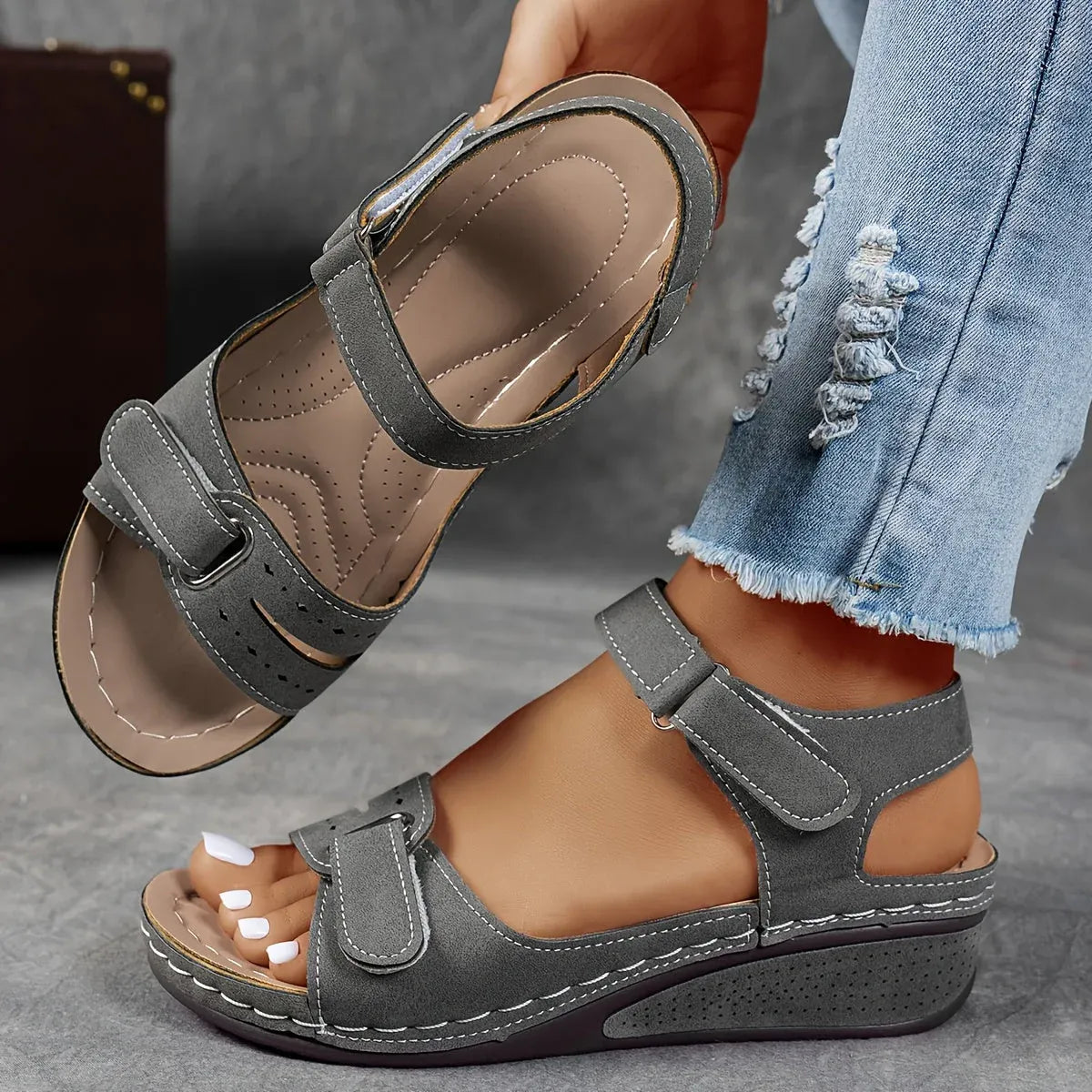 Women's Orthopedic Strap Sandal Non-Slip Casual Footwear