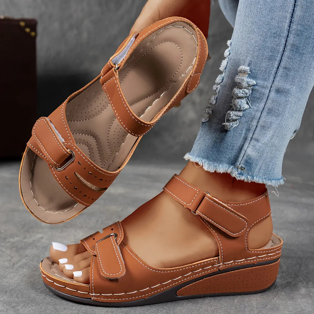 Women's Orthopedic Strap Sandal Non-Slip Casual Footwear