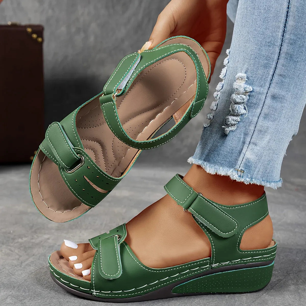 Women's Orthopedic Strap Sandal Non-Slip Casual Footwear