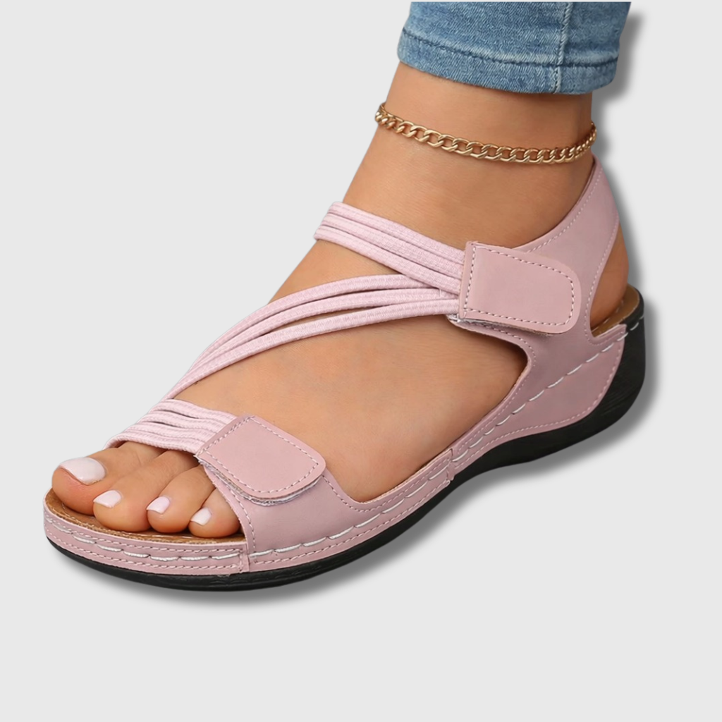 Leocadia | Strappy Cushioned Summer Sandals