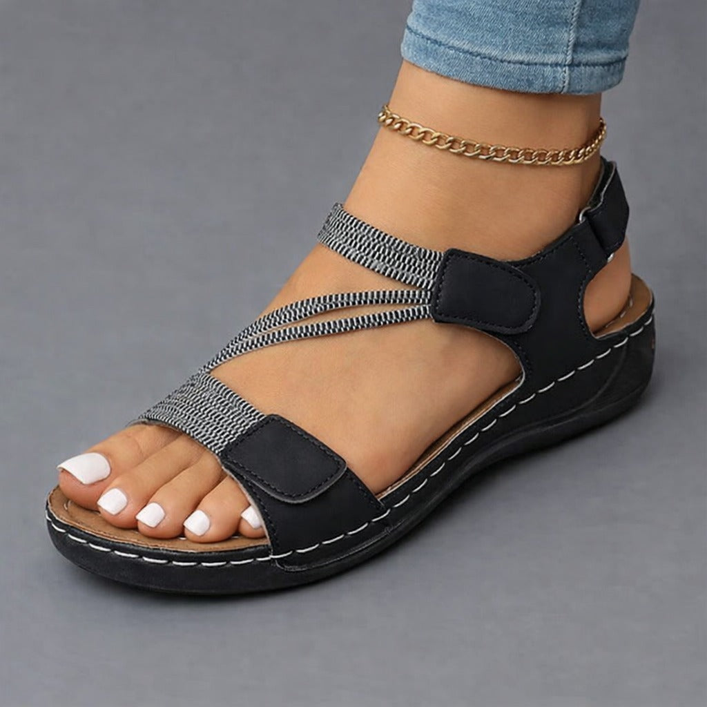 Leocadia | Strappy Cushioned Summer Sandals