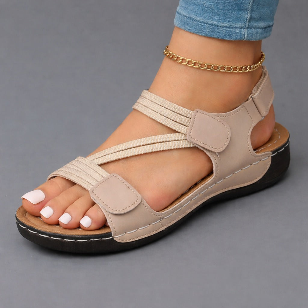 Leocadia | Strappy Cushioned Summer Sandals