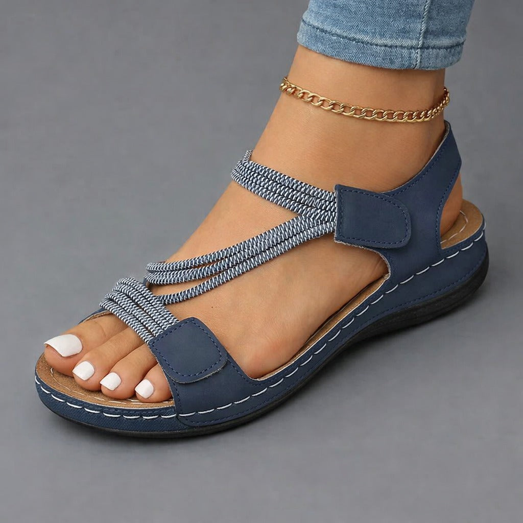 Leocadia | Strappy Cushioned Summer Sandals
