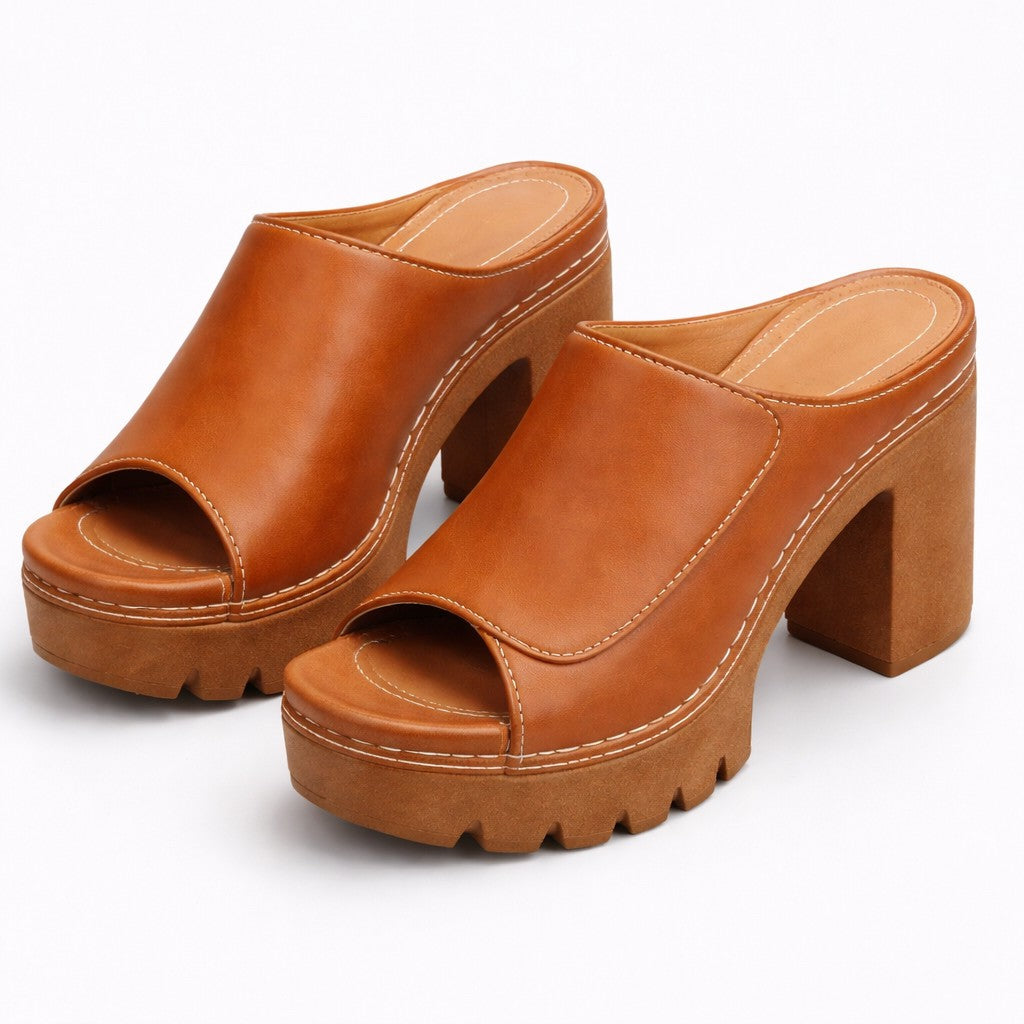Platform Strap Heels | Valenira